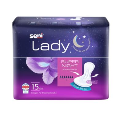 Lady Super Night Einlagen 18 x 37 cm 15 Stück