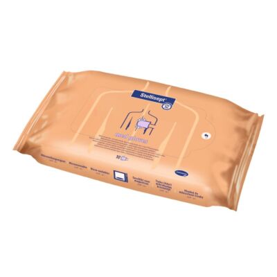 Stellisept med gloves Waschhandschuhe Flow-Pack Gebrauchsfertige Waschhandschuhe zur antimikrobiellen Körperwaschung