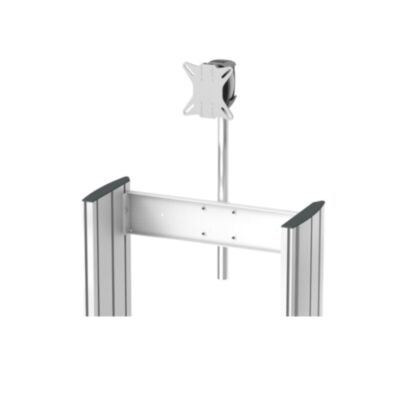 alegro Halter für Monitor auf Quertraverse an swingo Zubehör für den Gerätewagen swingo