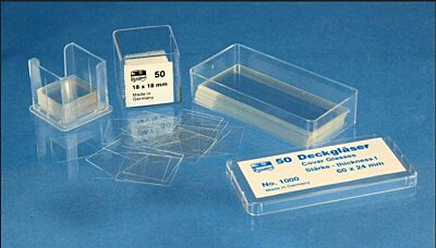 Deckgläser 26 x 21 mm 0,17 mm dick 10 Stück Laborgläser