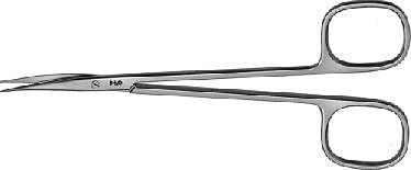 Gefäßschere Reynolds-Jameson gebogen 140 mm