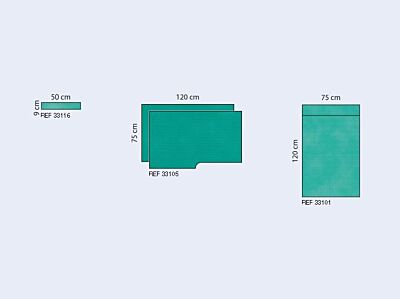 Raucodrape Beinschützer OP-Abdeckung 50 x 110 cm steril 26 Paar