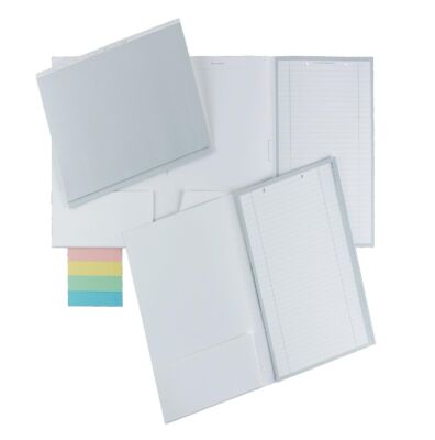 Karteitasche Standard DIN A4 100 Stück Karteimappe mit Einstecktasche von MED+ORG