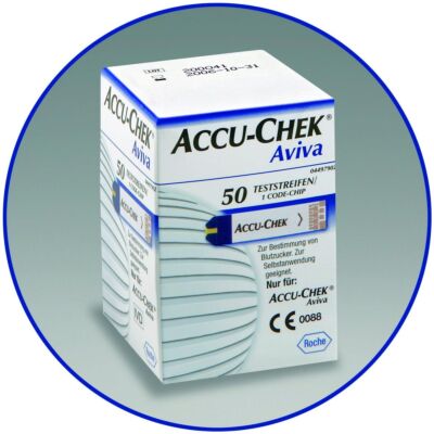 Accu-Chek Aviva Teststreifen  zur Blutzuckermessung