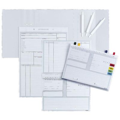 ALPHAsafe Karteikarten DIN A5 Patientenkartei für verschiedene Fachrichtungen