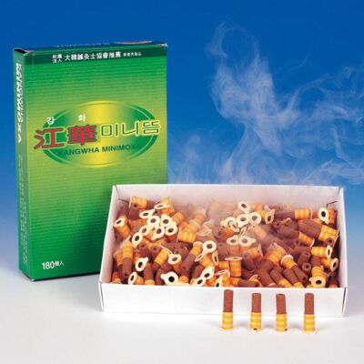 Koreanisches Aufklebemoxa 180 Stück selbstklebende Moxa-Hütchen