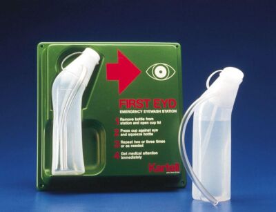 Augenspülstation  mit 500 ml-Flasche, leer