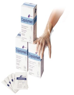 Copolymed steril Einmal-Handschuhe Gr. M 100 Stück