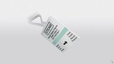 Verschlussetiketten für asco-tainer 1000 Stück selbstklebend mit Dampfindikator