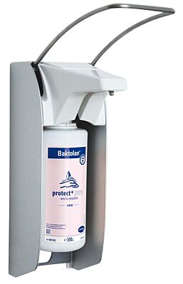 Eurospender 1 plus für 350/500 ml-Flasche langer Armhebel Wandspender