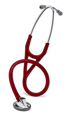 Littmann Master Cardiology Stethoskop 69 cm burgund Kardiologie-Stethoskop mit einseitigem Master-Bruststück, Dual Frequency Membran
