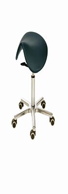 Sattelsitzhocker Modell 3470 PU schwarz Bewegtes Sitzen durch besondere Sitzmechanik