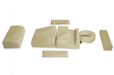 Lagerungsset für Schwangere crema 10 tlg. Lagerungsmaterial für Massageliegen von Clap Tzu