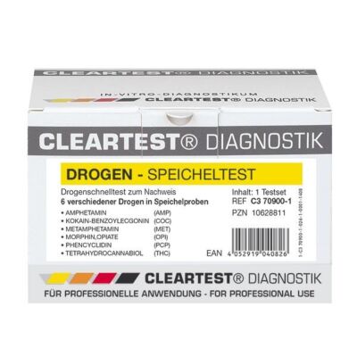 Cleartest Drogen-Speicheltest Sechsfach-Test