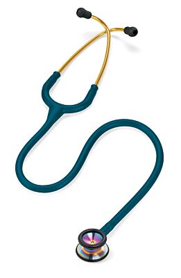 Littmann Classic II Kinderstethoskop Regenbogen/karibikblau Stethoskop mit doppelseitigem Bruststück