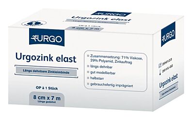 Urgozink elast Zinkleimbinde Längs dehnbare Zinkleimbinde