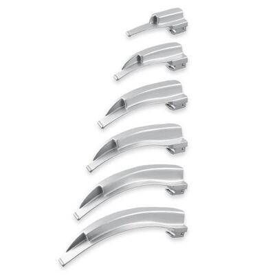 Cold Blade Mega Kaltlicht-Laryngoskopspatel Macintosh LED-Spatel aus Edelstahl