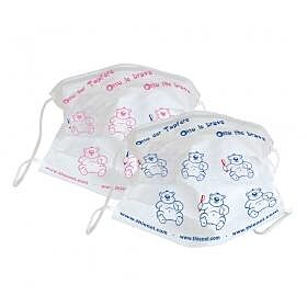 Mundschutz bedruckt mit Gummizug Nasenmaske