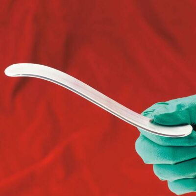 Plessimeter S-Form 16,5 cm Instrument für die Veterinärmedizin