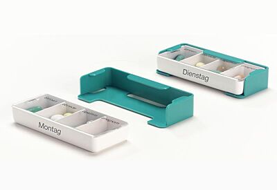 Depot-Etui 10 Stück für medi 7-Tagesdosierer Täglicher Transport der Medikamente