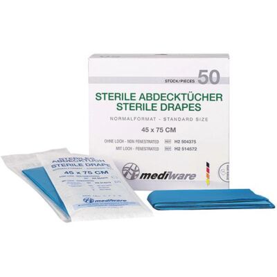 Abdecktücher mit Loch Normalformat Lochtücher von Mediware