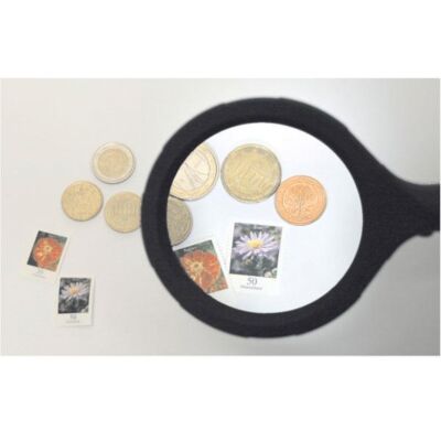 Universal-Lupe mit 6 LED Beleuchtete Leselupe