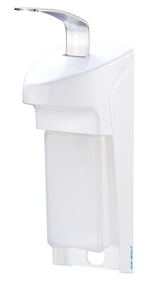 Seifen- und Desinfektionsmittelspender Omikron weiß 0,5 l