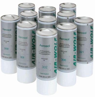 Aerosol mit Duftextrakten In verschiedenen Ausführungen
