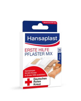 Hansaplast DRK Mix-Pack 4 Größen 20 Stück Pflastersortiment