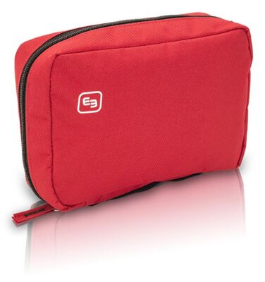 CURE&GO Erste-Hilfe-Tasche rot leer handliche Notfalltasche von Elite-Bags im DIN A5 Format