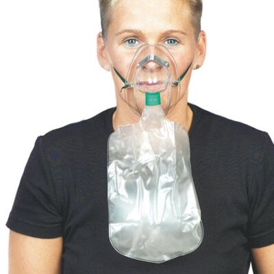 Hyperventilationsbeutel mit Rückatembeutel