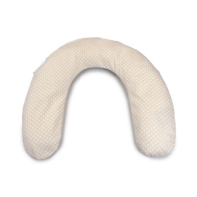 Bezug für Frühchenkissen klein Punkte beige Ersatzkissenbezug von Theraline