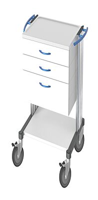 swingo 60 Notfallwagen 1 Holz-Kunststoff Der profilstarke und robuste Gerätewagen