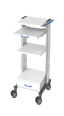 swingo 45 Gerätewagen 2 Holz-Kunststoff Der profilstarke und robuste Gerätewagen