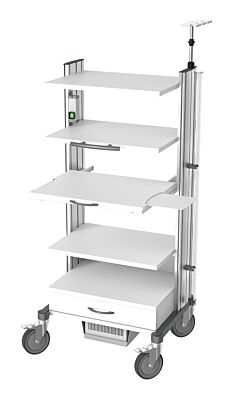 swingo-clinic Endoskopiewagen 60.2 Der profilstarke und robuste Gerätewagen