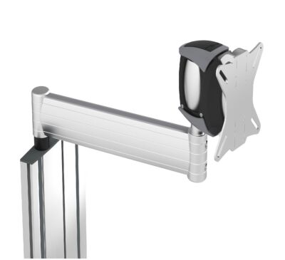 alegro Monitorhalter swingo auf Schwenkarm mit Drehgelenk Zubehör für den Gerätewagen swingo