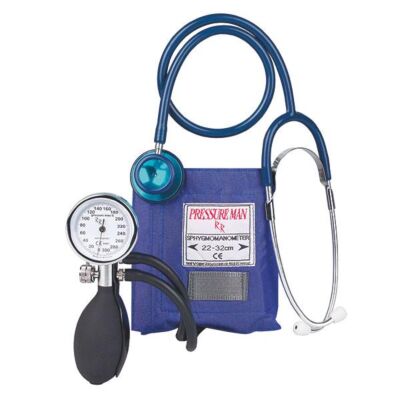 Pressure Man II Chrome Line Set 2-Schlauch Blutdruckmesser