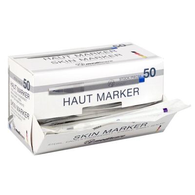 Hautmarker, Violette Schreibfarbe Skinmarker