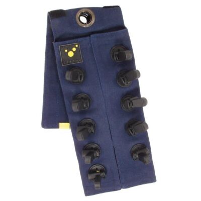 CHECKER POUCH Manschette blau