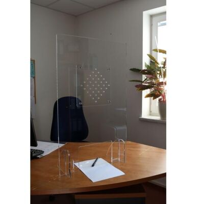 Hygienetrennwand FORM2ONE Mobile Scheibe 75 x 50 cm