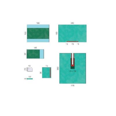 Raucodrape PRO Universal-Schlitztuch-Set I steril 12 Sets OP-Abdeckungen