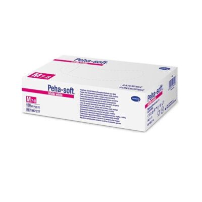 Peha-soft® nitrile powderfree white Einmal-Handschuh