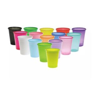 Mundspülbecher 180 ml hellblau 100 Stück Universalbecher aus Polypropylen