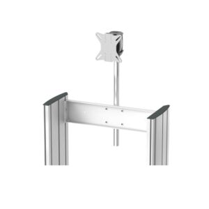 alegro Halter für Monitor auf Quertraverse an swingo Zubehör für den Gerätewagen swingo