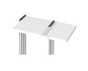 Seitliche Platte abklappbar für swingo Zubehör für Gerätewagen, beidseitig montierbar