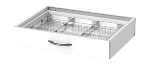 Schubladeneinsatz für den Wagen swingo Zubehör für den Gerätewagen, mit Bahnen und Teilern