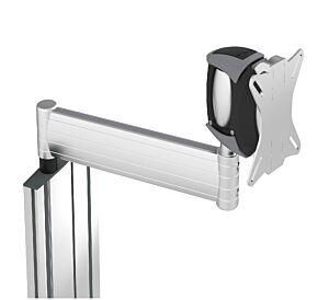 alegro Monitorhalter swingo auf Schwenkarm mit Drehgelenk Zubehör für den Gerätewagen swingo