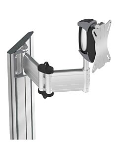 alegro Monitorhalter auf Doppelgelenkarm für swingo Zubehör für den Gerätewagen swingo