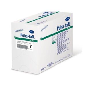 Peha-taft Latex Gr. 6,5 50 Paar OP-Handschuh